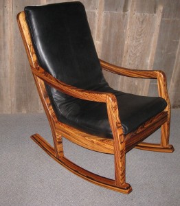 Zebrawood Rocker